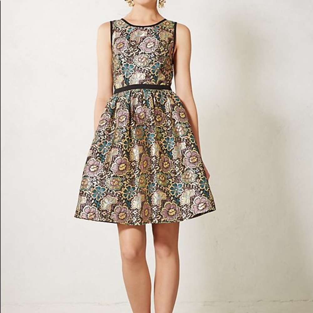 Floral Brocade dress *worn once